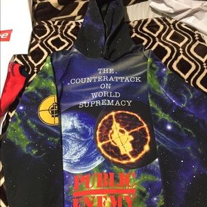 Public enemy hoodie large